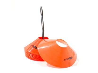My Hood Kegler - 12 stk. flade - inklusiv holder - orange