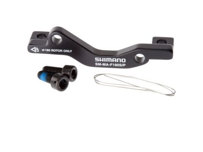 Shimano Adapter til forbremsekaliber - 180mm rotor - Standard/Post