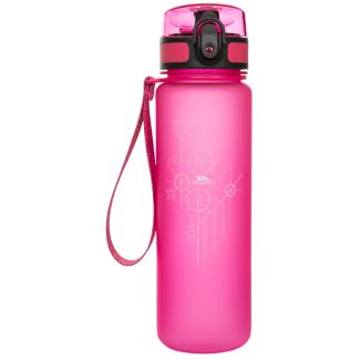 Trespass Flintlock - Sportsflaske 500ml. - BPA fri - Håndledsstrop - Pink