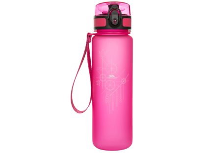 Trespass Flintlock - Sportsflaske 500ml. - BPA fri - Håndledsstrop - Pink