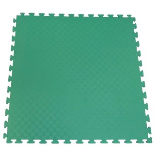 Ergofloor - EVA Sikkerhedsmåtte 1000x1000 Grøn/Grå