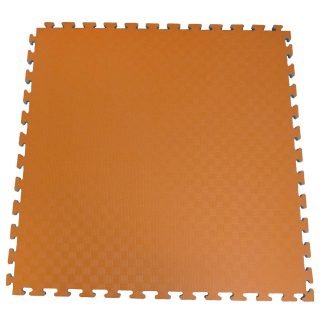 Ergofloor - EVA Sikkerhedsmåtte 1000x1000 Orange/Grå