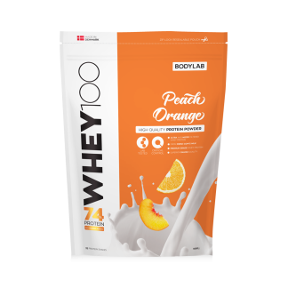 BodyLab Whey 100 Proteinpulver Peach/Orange (1kg)