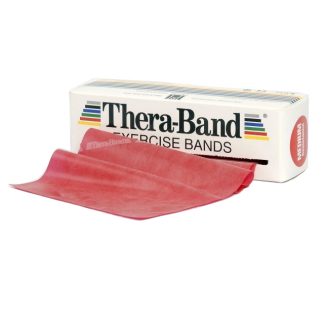 Thera-Band Træningselastik Bånd Level 2 Medium Rød 5