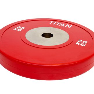 Titan BOX Elite Bumper Plate Vægtskive 25kg