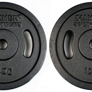 HAMMER Dumbbell Weight Discs 2 x 10 kg