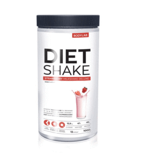 Bodylab Diet Shake Jordbær Milkshake (1000g)