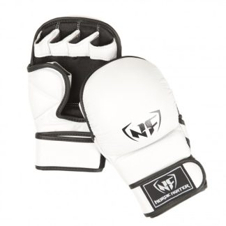 Nordic Fighter MMA Handsker Shooto Gloves Pro White Kunstlæder Large