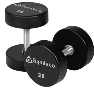 Gymleco 836 Runde Gummi Håndvægte 10 kg (1 stk)