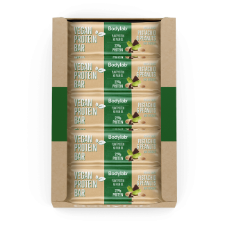 BodyLab Vegan Proteinbar Pistachio & Peanut (20 x 40g)