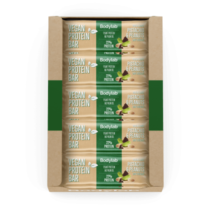 BodyLab Vegan Proteinbar Pistachio & Peanut (20 x 40g)