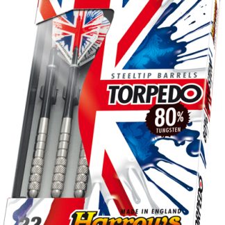 Harrows Torpedo 80% Tungsten Steeltip Dartpile 22g