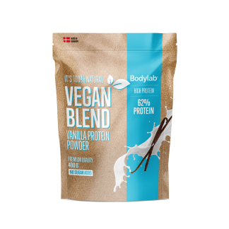 BodyLab Vegan Blend Proteinpulver Vanilje (400g)
