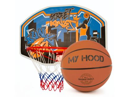 My Hood  - Basketkurv på plade - Inklusiv bold