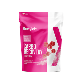BodyLab Carbo Recovery Hindbær Restitutionsdrik (1 x 500 g)