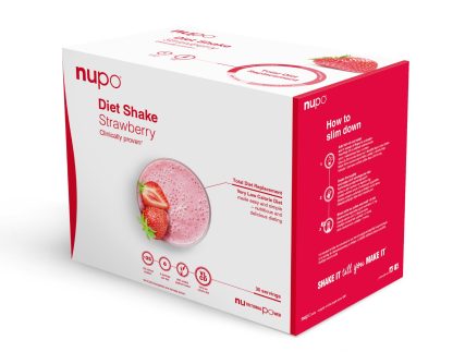 Nupo Diet Shake Strawberry - Value Pack (30 port.)