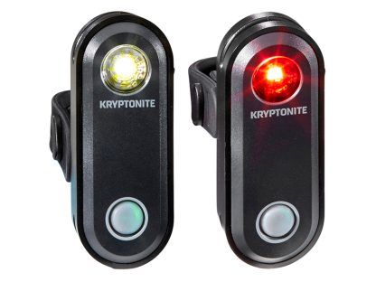 Kryptonite Avenue F-65 & R-30 S - Cykellygtesæt - 65 og 30 lumen - USB opladelig