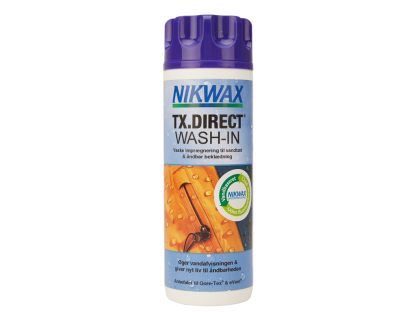 Nikwax TX-Direct Wash-in - Imprænerings vask til vandtæt beklædning - 300 ml