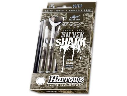 Harrows Silver Shark Softtip Dartpile 18g