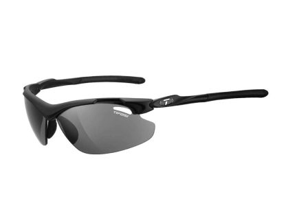 Tifosi Tyrant 2.0 Cykelbrille - 3 Sæt Linser Smoke/AC Red/Clear - Mat Sort