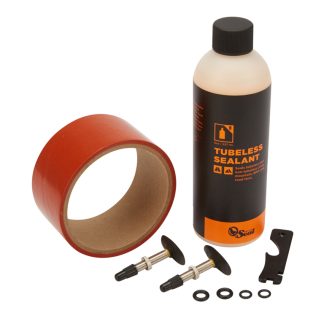 Orange Seal Tubeless Kit - 45 mm fælgtape - 237 ml. Regular væske