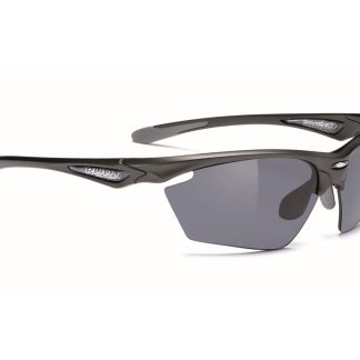 Rudy Project Stratofly - Løbe- og cykelbrille - Smoke linser - Sort/Antracit