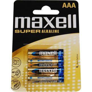 Maxell - Batteri - AAA/LR03 Alkaline S - 4 stk