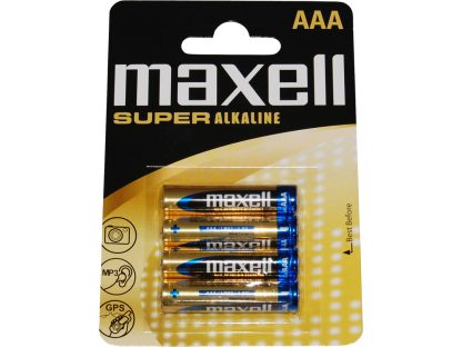 Maxell - Batteri - AAA/LR03 Alkaline S - 4 stk