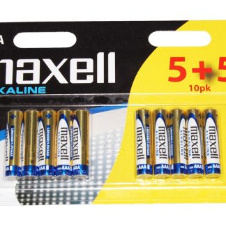 Maxell - Batteri - AAA/LR03 Alkaline - 10 stk