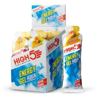 High5 Energy Gel Aqua - Energigel med appelsin - 1 kasse á 20 stk.