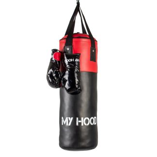 My Hood - Boksepude med handsker - 10 kg - 4-12 år