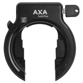 AXA Solid Plus - Ringlås med plug in system - Sort
