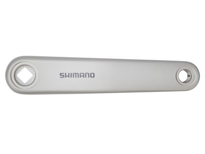 Shimano Steps - Pedalarm venstre side til FC-E5000 - 170mm lang - Firkant fit - Sølv