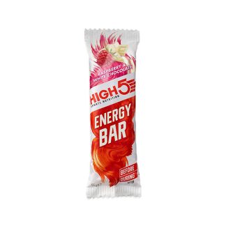 High5 Energybar - Hindbær med hvid chokolade - 55 gram.