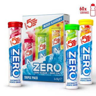 High5 Zero Triple pack - Elektrolyt tabs - Mixed flavours - 3 x 20 stk.