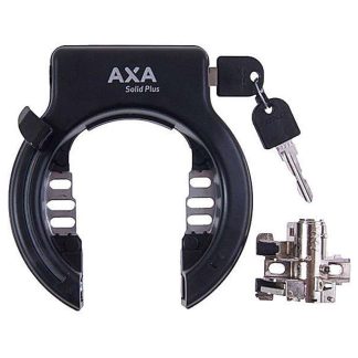 AXA Solid Plus - Ringlås + batterilås til E-bike Bosch Gen. 2 - Sort