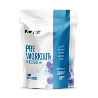 BodyLab Pre Workout Blue Raspberry (200g)