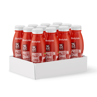 BodyLab Protein Shake - Strawberry Milkshake (12x330 ml)