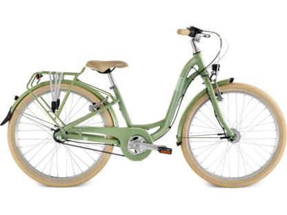 Puky - Skyride 24-3 - Børnecykel fra 8 år - Retro grøn