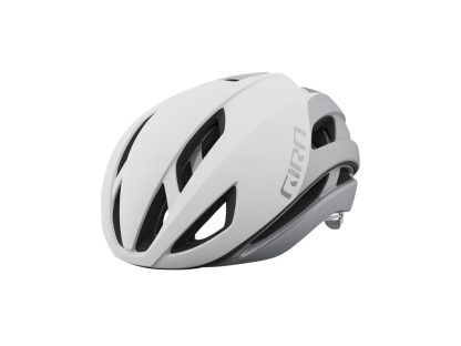 Giro Eclipse Spherical - Cykelhjelm - 51-55 cm - Mat hvid/sølv