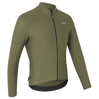 GripGrab Thermo - Cykeltrøje thermo - Lange ærmer - Olive Green - Str. S