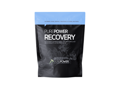 PurePower Recovery - Restitutionsdrik - Vanilje / blåbær - 400 g