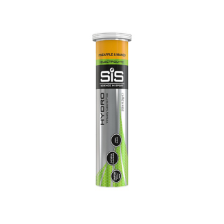 SIS GO - Hydro Tabletter - Ananas og Mango - Rør med 20 elektrolyttabletter a 4 gram