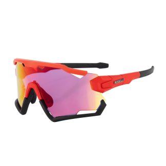 Rogelli Switch - Cykelbrille - TR-90 - 3 sæt linser - Rød/Sort
