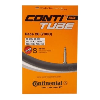 Continental Race 28 - Cykelslange - Str. 700x20-25c (20-25x622-630) - 42 mm racerventil