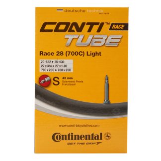 Continental Race 28 Light - Cykelslange - Str. 700x20-25c - 42 mm racerventil