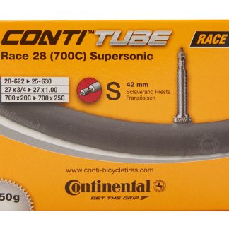 Continental Race 28 Supersonic - Cykelslange - Str. 700x20-25c - 42 mm racerventil