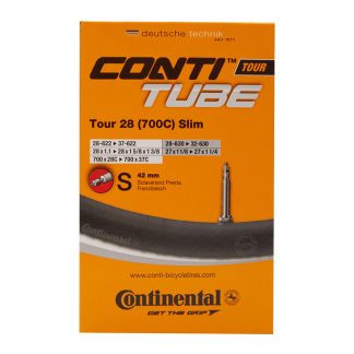 Continental Tour 28 Slim - Cykelslange - Str. 700x28-35c - 42 mm racerventil