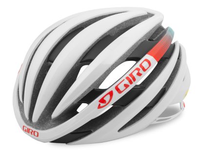 Giro Ember Mips - Cykelhjelm Woman - Str. 51-55 cm - Mat Hvid/Turkis/Vermillion