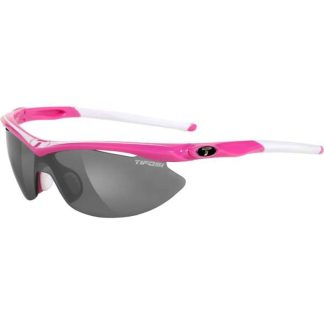 Tifosi Slip Cykelbrille - 3 Linser Smoke/Clear/AC Rød - Pink